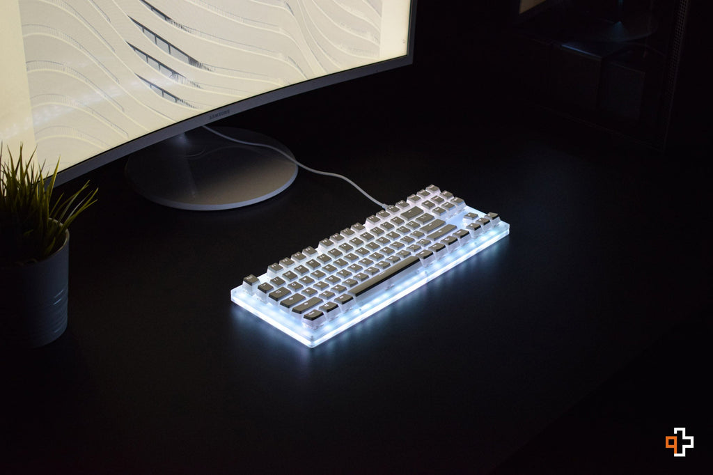 White Pudding áttetsző OEM profilú PBT keycap szett