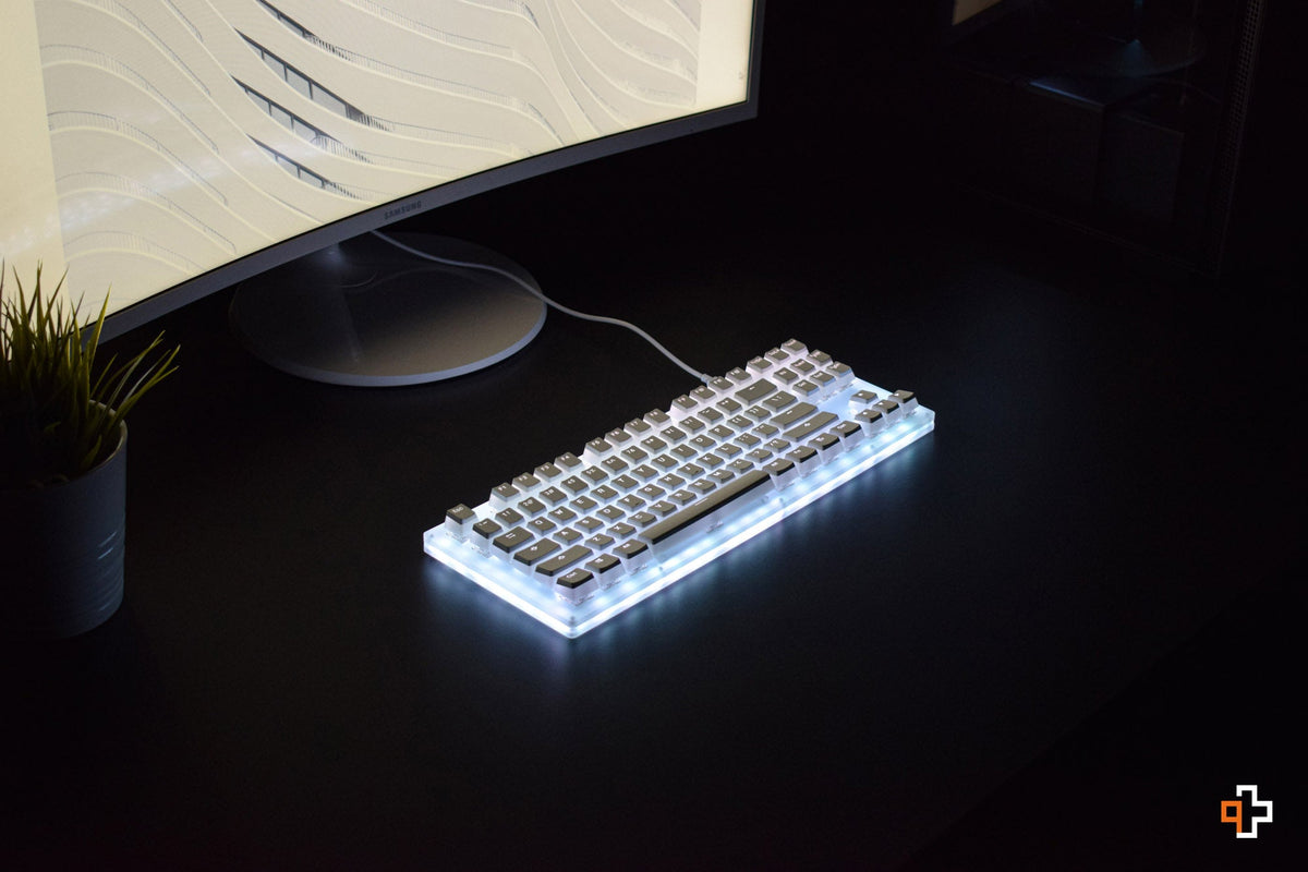 White Pudding áttetsző OEM profilú PBT keycap szett