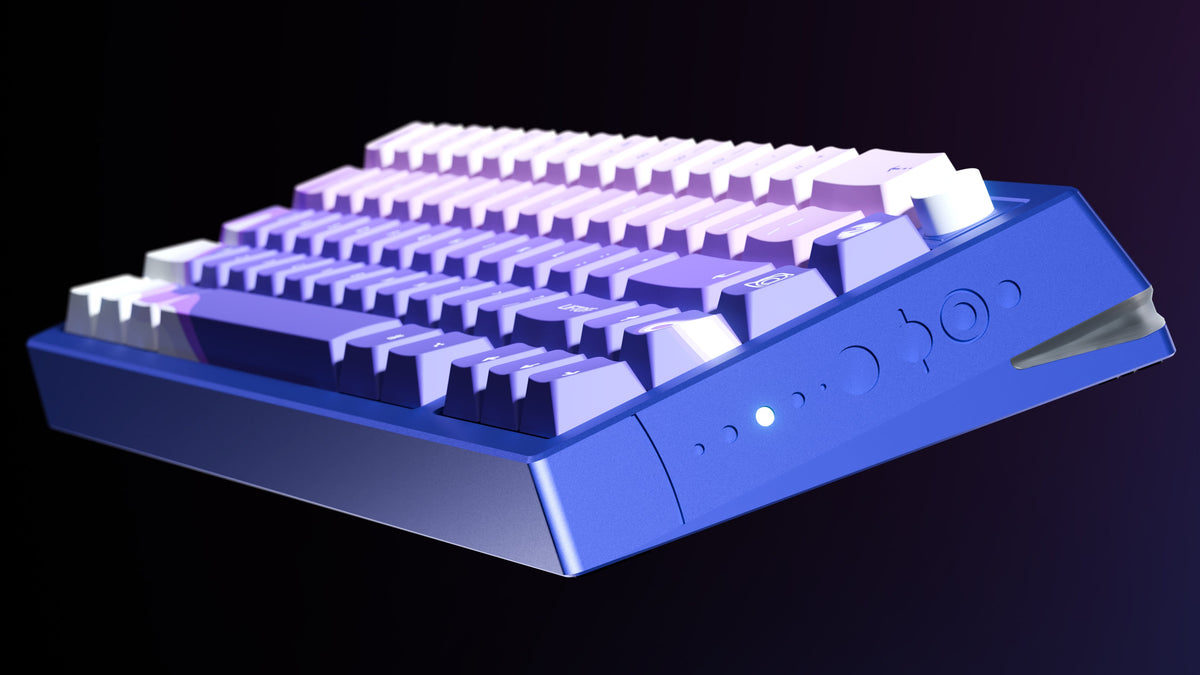 QwertyKey x Meletrix Zoom65 V3 Liftoff – custom alumínium billentyűzet, vezeték nélküli, Full RGB, QMK/VIA
