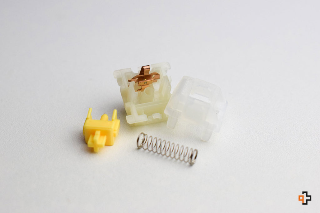 Gateron Milky Yellow – lineáris mechanikus switch