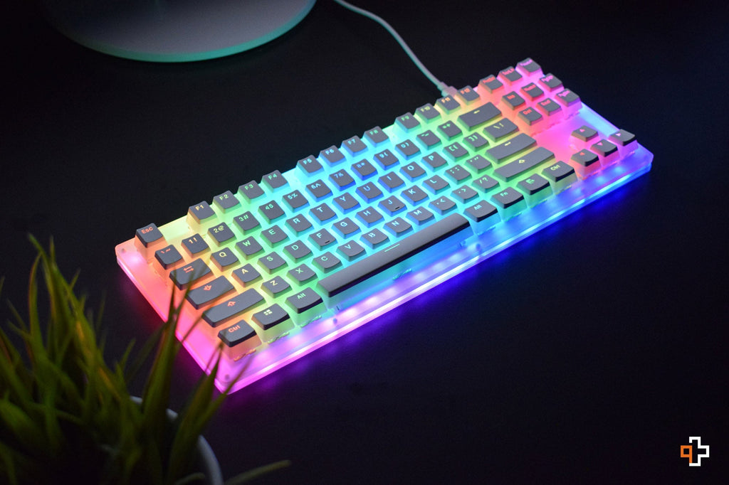 White Pudding áttetsző OEM profilú PBT keycap szett