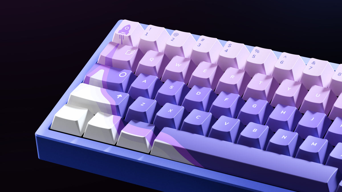 QwertyKey x Meletrix Zoom65 V3 Liftoff – custom alumínium billentyűzet, vezeték nélküli, Full RGB, QMK/VIA
