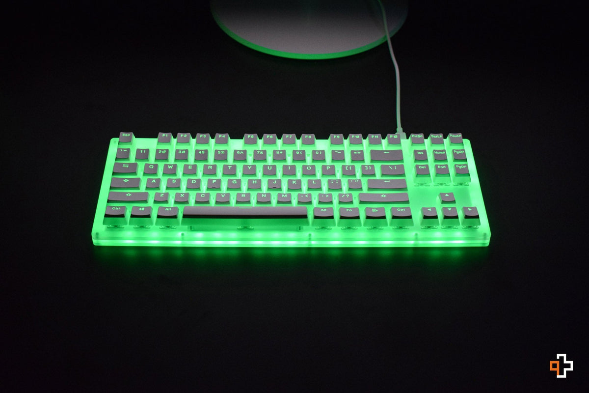 White Pudding áttetsző OEM profilú PBT keycap szett