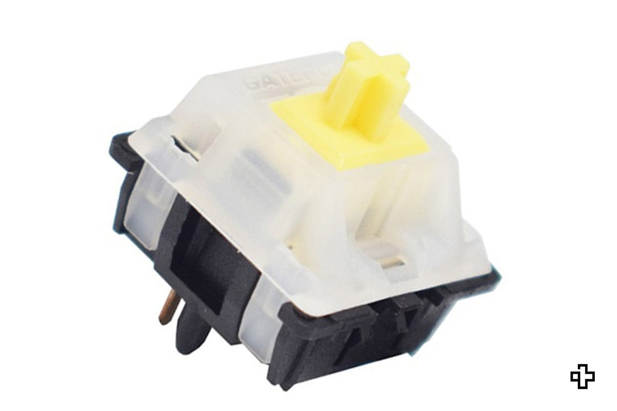 Gateron Milky Yellow Pro Black Bottom – lineáris mechanikus switch