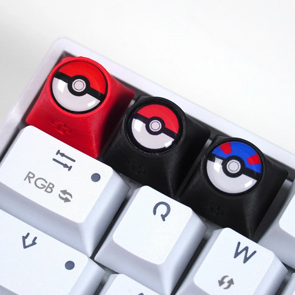 Artisan Pokeball keycap