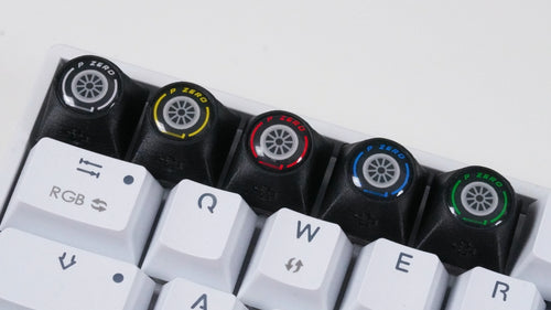 Artisan F1 gumi keycap – Hard, Medium, Soft, Wet, Intermediate