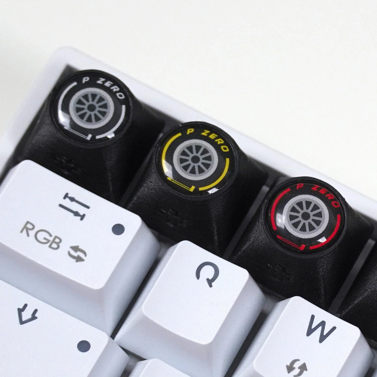 Artisan F1 gumi keycap – Hard, Medium, Soft, Wet, Intermediate