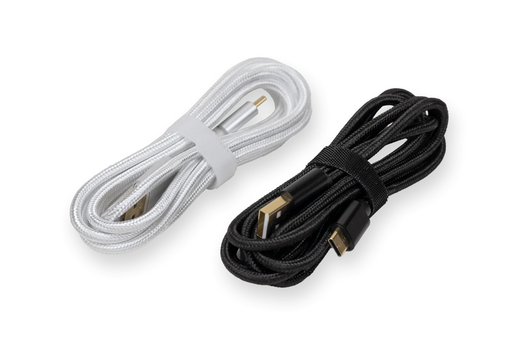 USB-C kábel, fehér/fekete