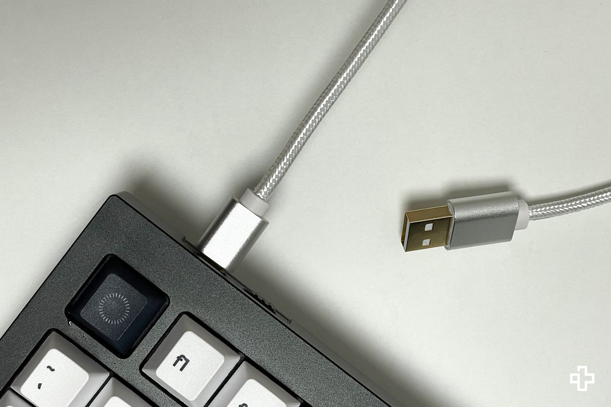 USB-C kábel, fehér/fekete