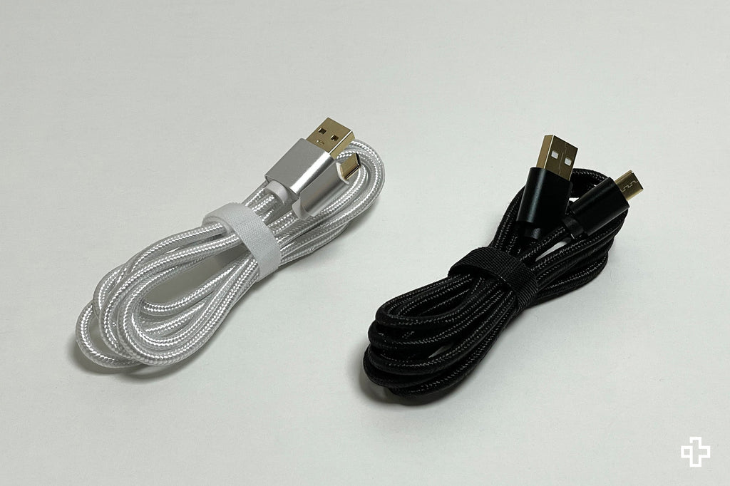 USB-C kábel, fehér/fekete