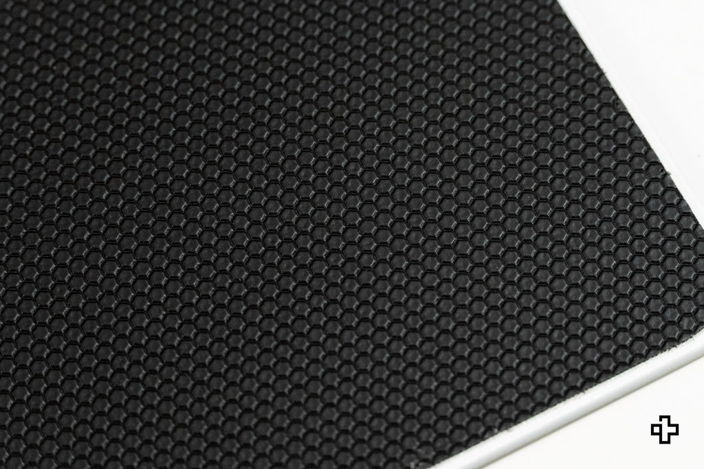 QwertyKey White Esports Glass gamer egérpad, 3,2 mm, csúszásmentes TPU talp