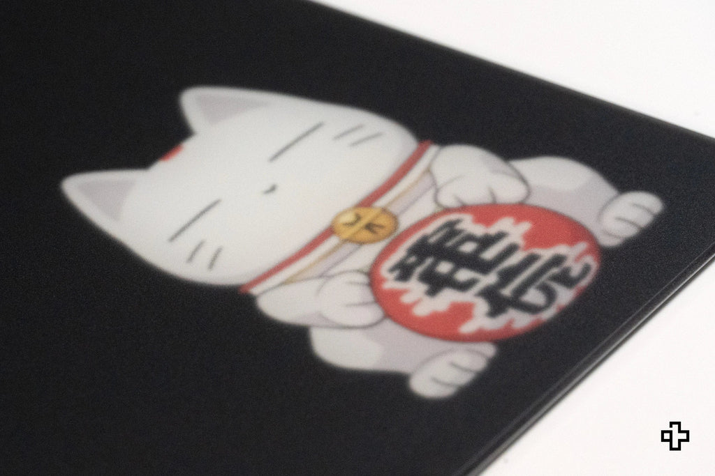 QwertyKey MOMO Esports Glass gamer egérpad, 3,2 mm, csúszásmentes TPU talp