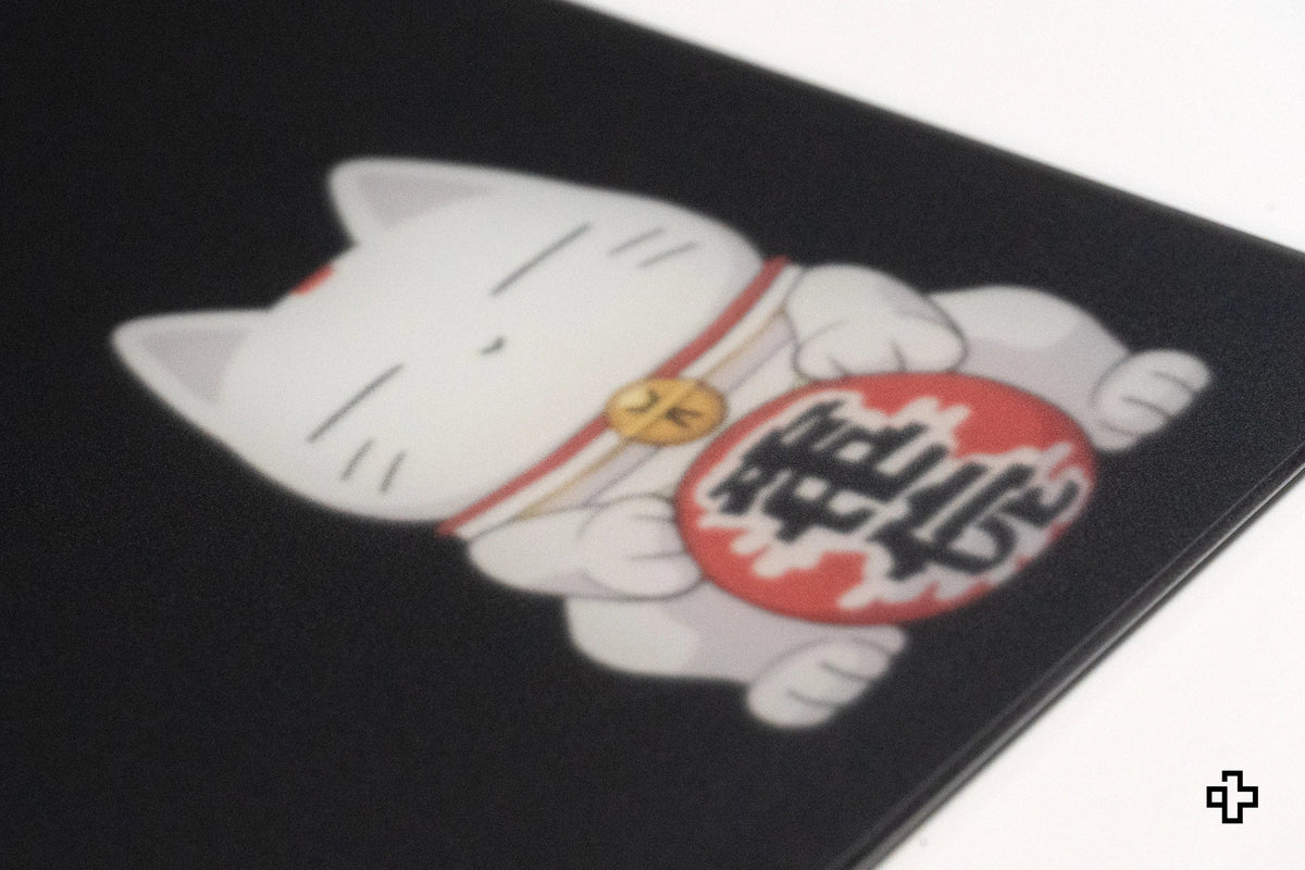 QwertyKey MOMO Esports Glass gamer egérpad, 3,2 mm, csúszásmentes TPU talp