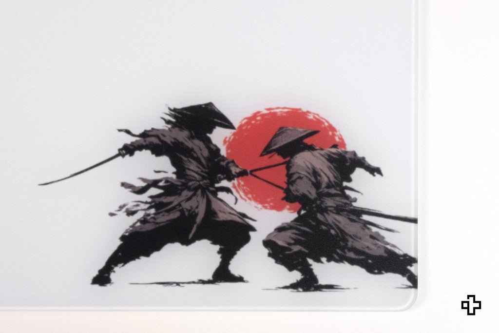 QwertyKey Striker Esports Glass gamer egérpad, 3,2 mm, csúszásmentes TPU talp