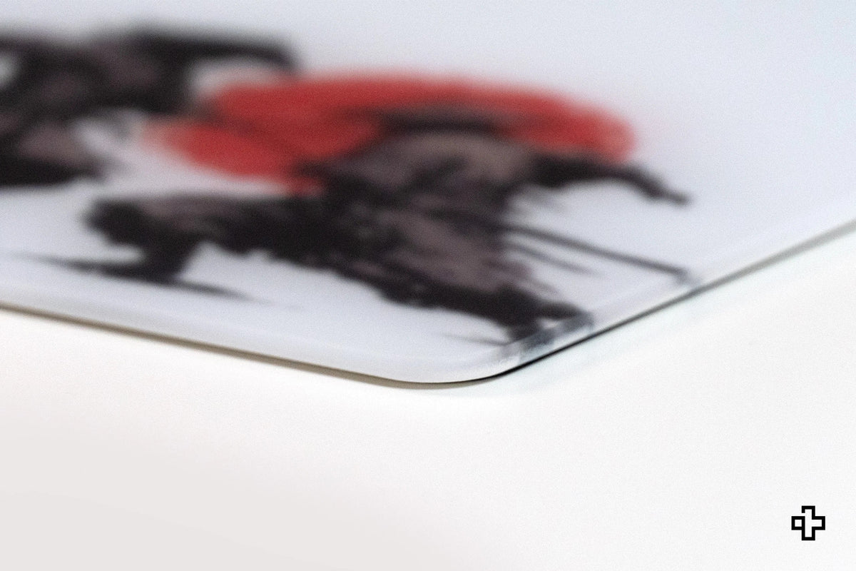 QwertyKey Striker Esports Glass gamer egérpad, 3,2 mm, csúszásmentes TPU talp