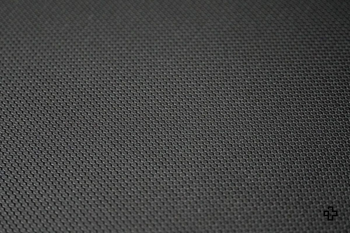 QwertyKey Black Esports Glass gamer egérpad, 3,2 mm, csúszásmentes TPU talp