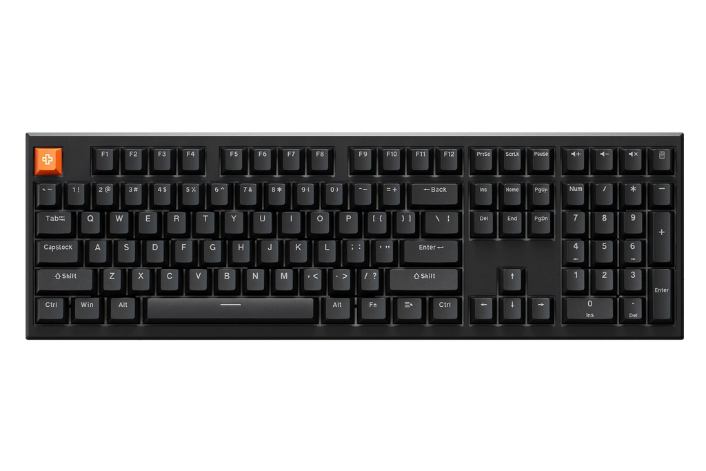 QwertyKey H100 Pro V2 fekete – vezeték nélküli mechanikus gamer billentyűzet, hot-swap, gasket, Full RGB