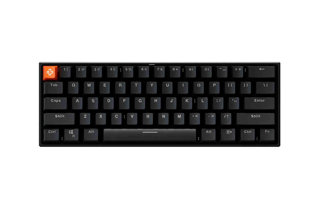 QwertyKey H61 Pro V2 fekete – mechanikus gamer billentyűzet, hot-swap, Full RGB