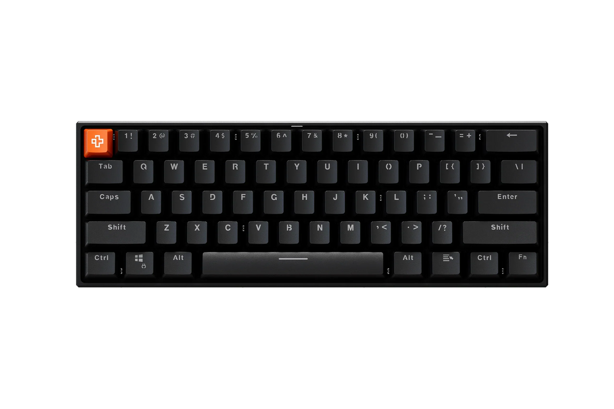 QwertyKey H61 Pro V2 fekete – mechanikus gamer billentyűzet, hot-swap, Full RGB