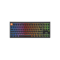 QwertyKey H87 Pro V2 fekete – vezeték nélküli mechanikus gamer billentyűzet, hot-swap, gasket, Full RGB