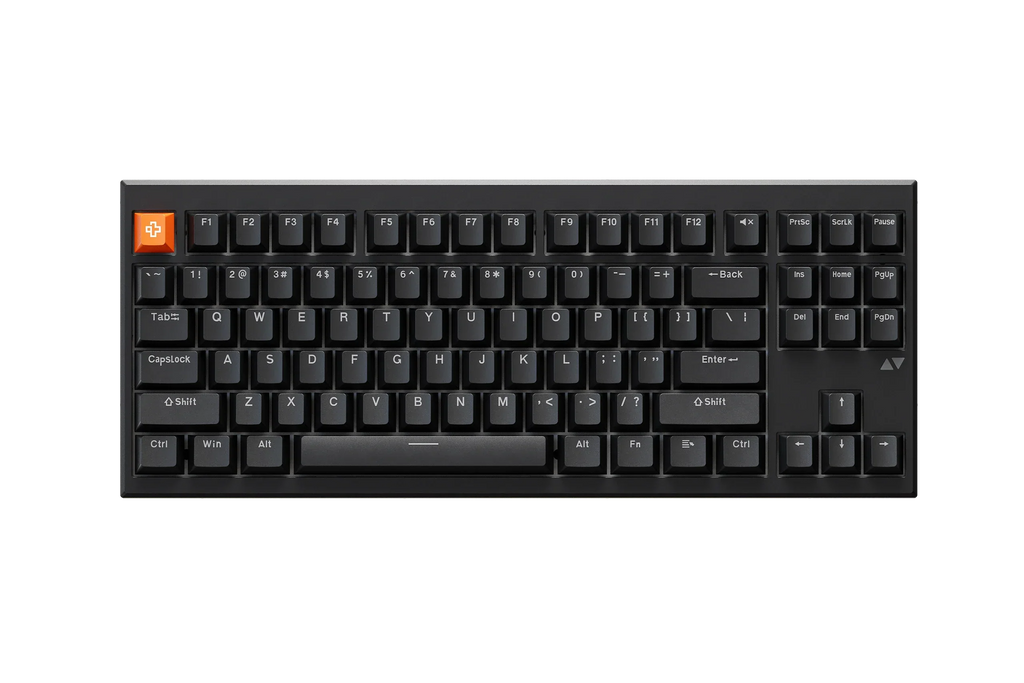 QwertyKey H87 Pro V2 fekete – vezeték nélküli mechanikus gamer billentyűzet, hot-swap, gasket, Full RGB