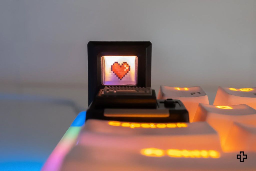 Artisan retró számológép keycap, fekete