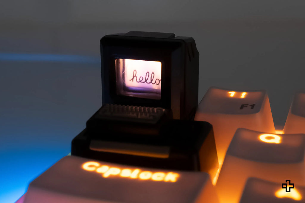 Artisan retró számológép keycap, fekete