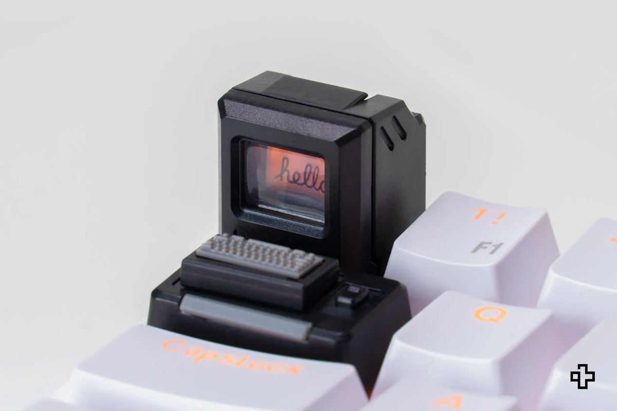 Artisan retró számológép keycap, fekete