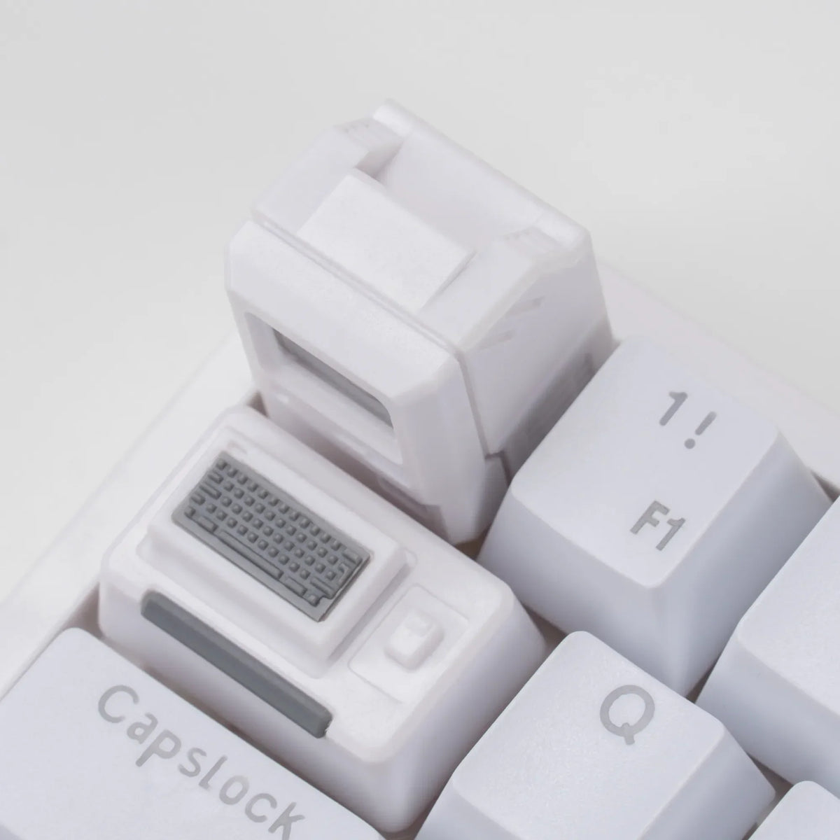 Artisan retró számológép keycap, fehér