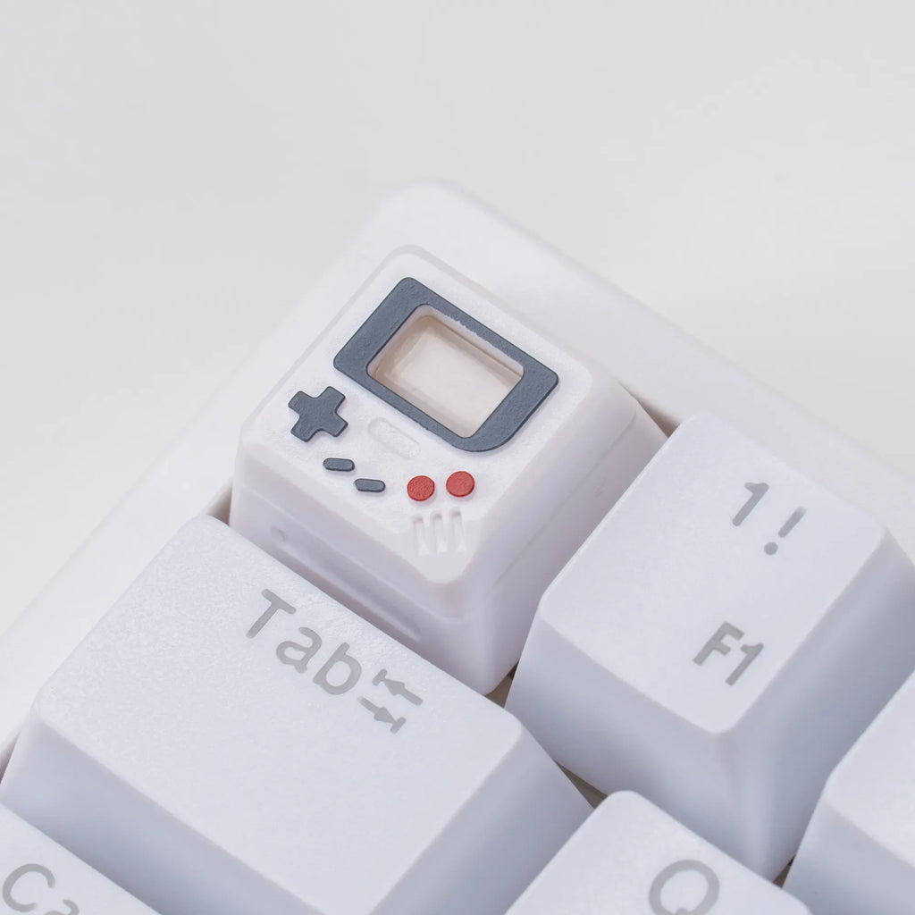 Artisan Gameboy keycap, fehér