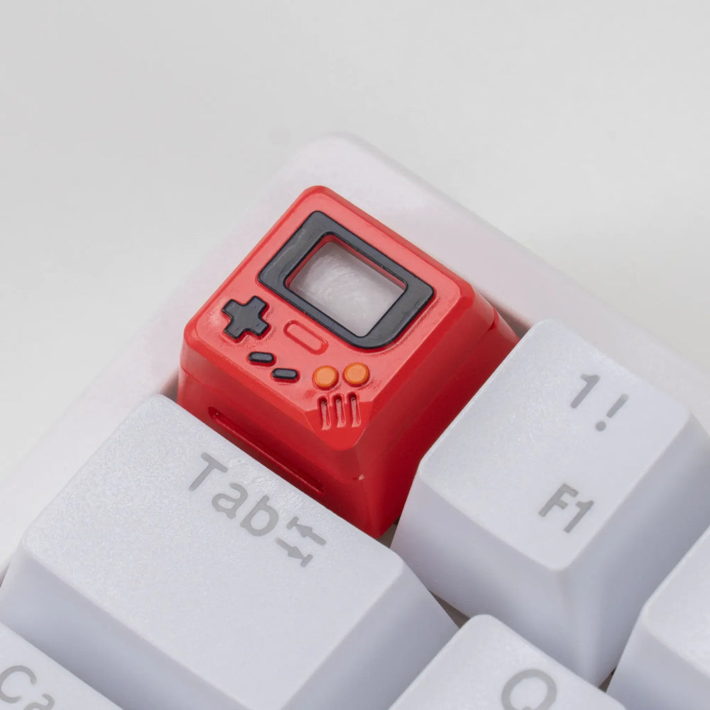 Artisan Gameboy keycap, piros