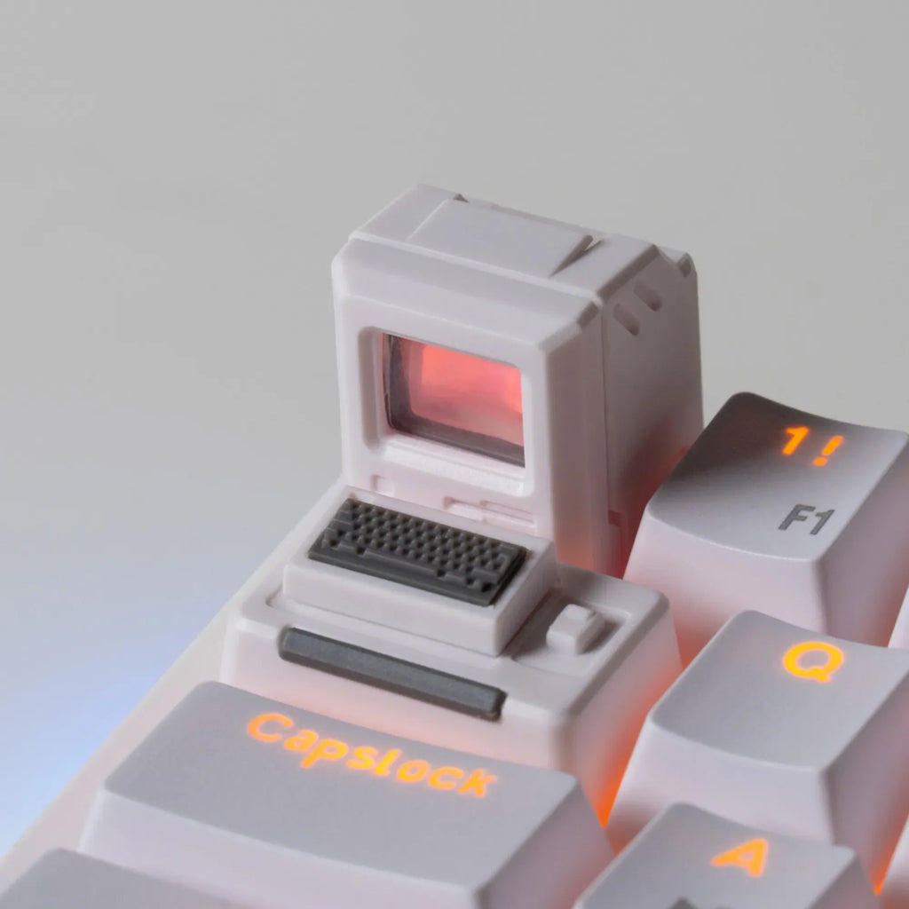 Artisan retró számológép keycap, fehér