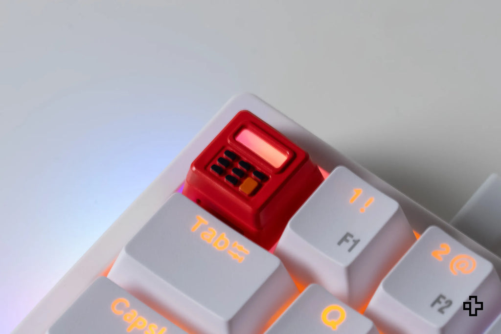 Artisan Gameboy keycap, piros