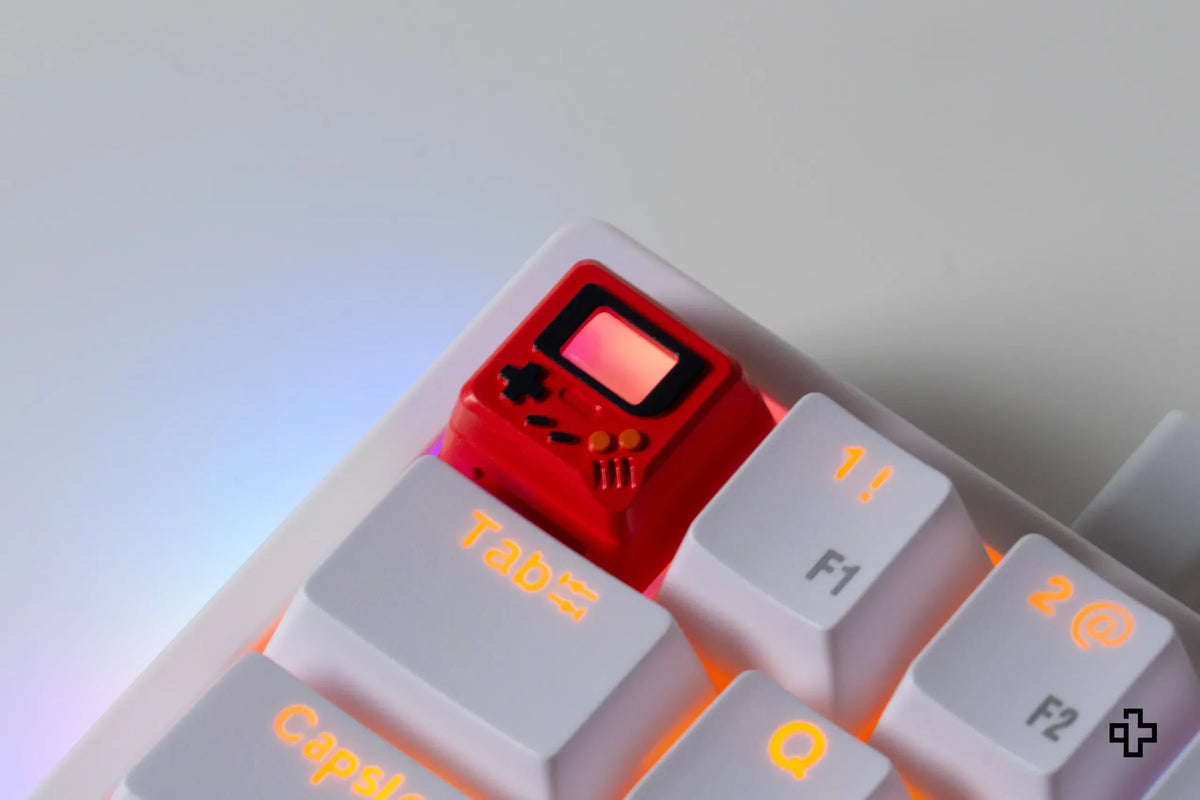 Artisan Gameboy keycap, piros