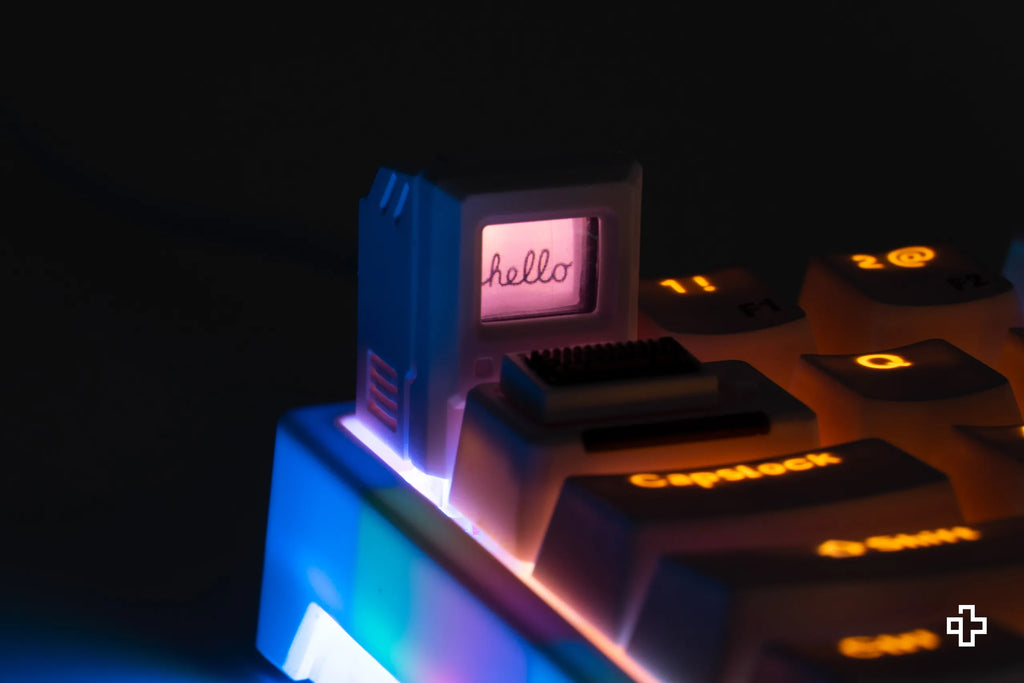 Artisan retró számológép keycap, fehér