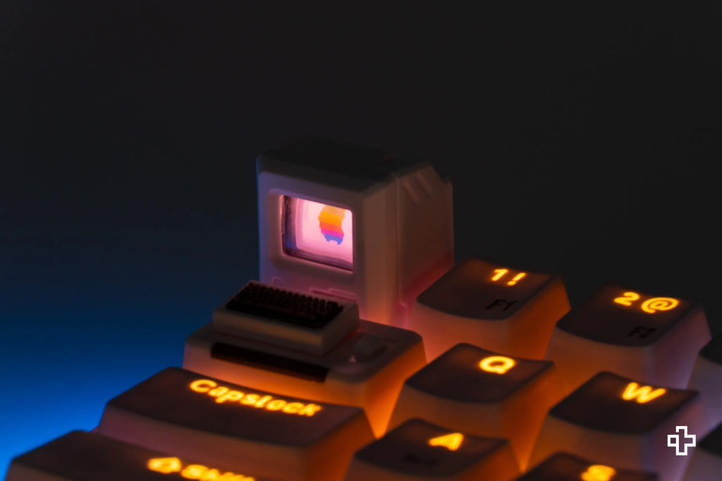Artisan retró számológép keycap, fehér