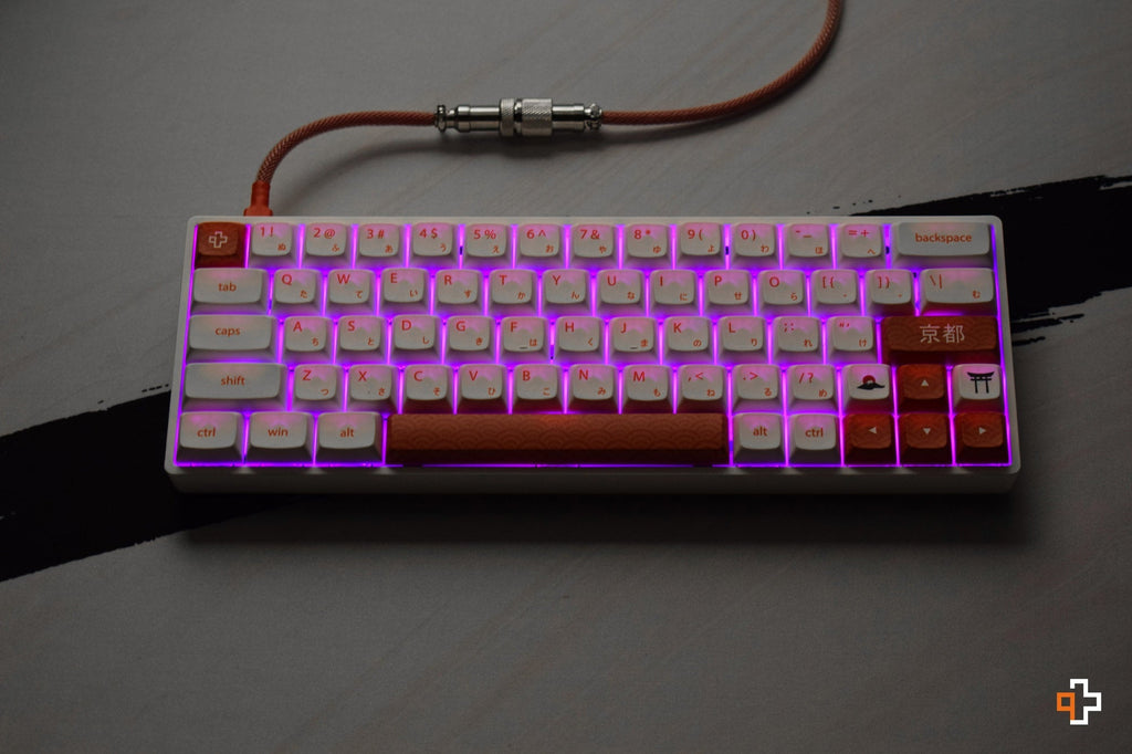 QwertyKey Kyoto XDA profilú PBT keycap szett