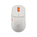 QwertyKey Falcon White 8K vezeték nélküli gamer egér, 30 000 DPI, háromféle csatlakozás, Bluetooth, PixArt 3950