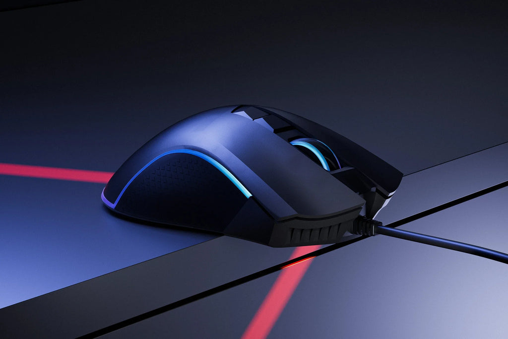 QwertyKey Forge Black RGB gamer egér, 12 000 DPI, szoftverrel