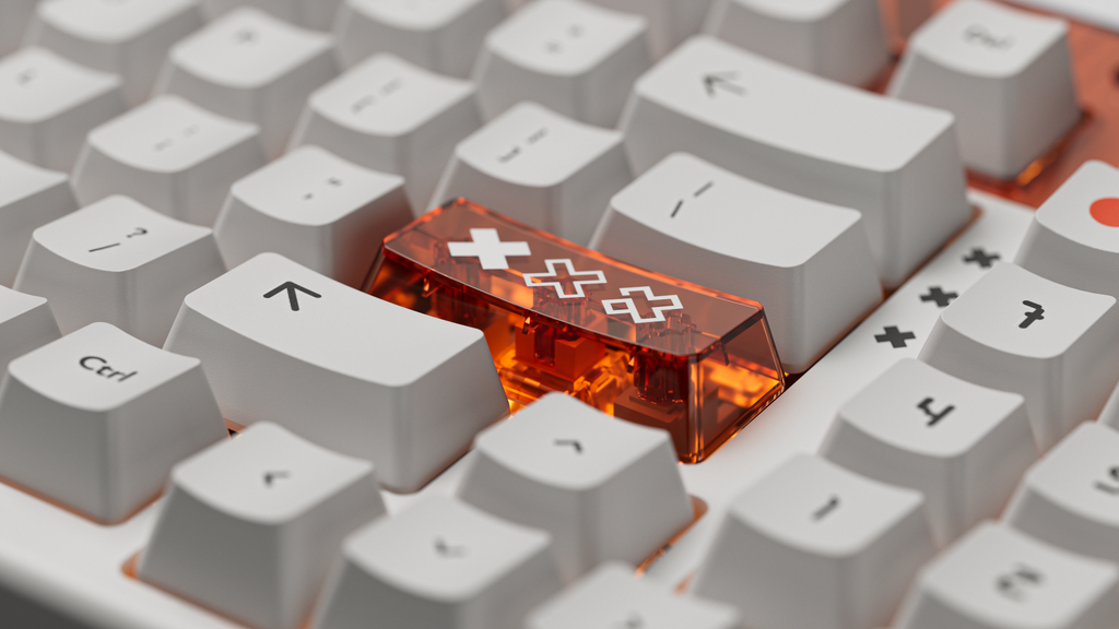 QwertyKey100 Apex – vezeték nélküli mechanikus gamer billentyűzet pixelkijelzővel, hot-swap, Full RGB, gasket mount