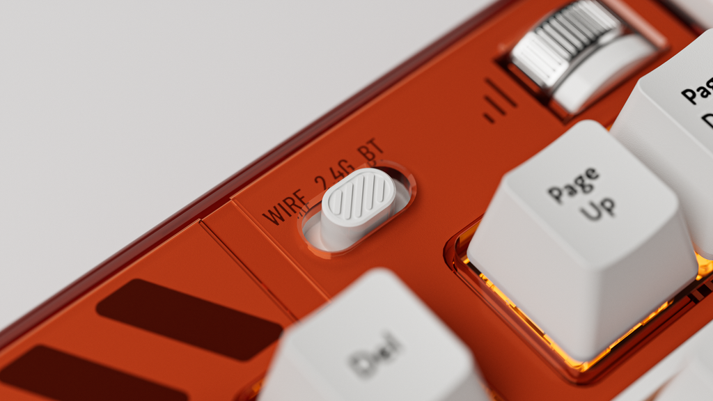 QwertyKey100 Apex – vezeték nélküli mechanikus gamer billentyűzet pixelkijelzővel, hot-swap, Full RGB, gasket mount