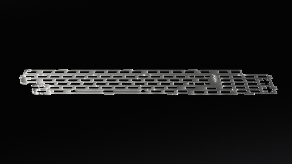 QwertyKey100 Apex – vezeték nélküli mechanikus gamer billentyűzet pixelkijelzővel, hot-swap, Full RGB, gasket mount