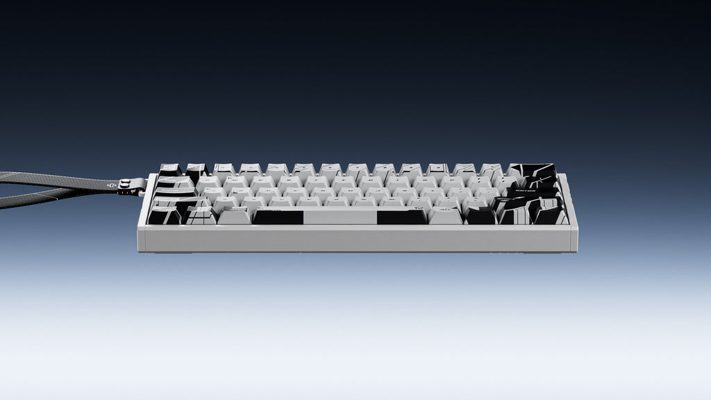 QwertyKey QK61 HE-AL Vector – mágneses Hall Effect gamer billentyűzet, Rapid Trigger, Snap Tap, Full RGB