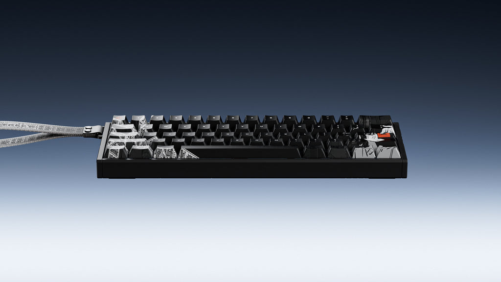 QwertyKey QK61 HE-AL Shadow – mágneses Hall Effect gamer billentyűzet, Rapid Trigger, Snap Tap, Full RGB