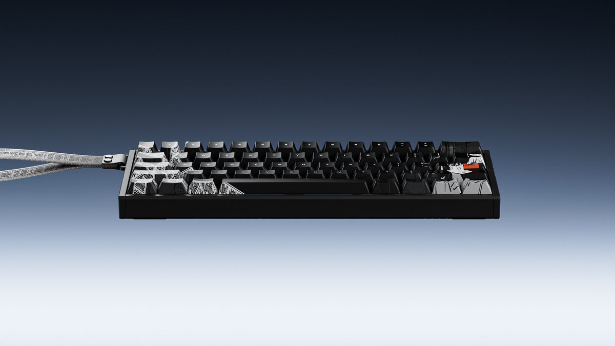 QwertyKey QK61 HE-AL Shadow – mágneses Hall Effect gamer billentyűzet, Rapid Trigger, Snap Tap, Full RGB