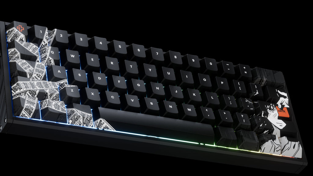 QwertyKey QK61 HE-AL Shadow – mágneses Hall Effect gamer billentyűzet, Rapid Trigger, Snap Tap, Full RGB