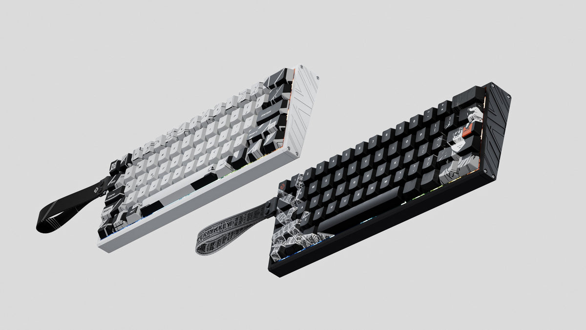 QwertyKey QK61 HE-AL Shadow – mágneses Hall Effect gamer billentyűzet, Rapid Trigger, Snap Tap, Full RGB