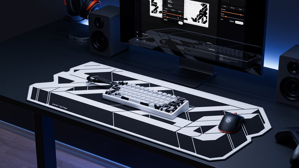 QwertyKey QK61 HE-AL Vector – mágneses Hall Effect gamer billentyűzet, Rapid Trigger, Snap Tap, Full RGB