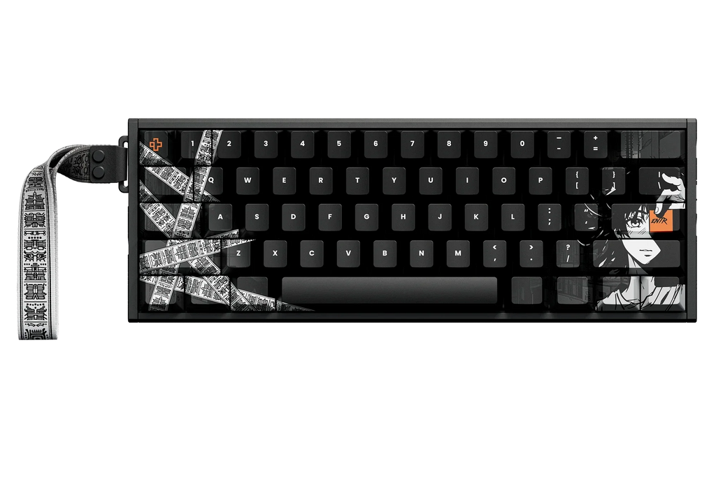 QwertyKey QK61 HE-AL Shadow – mágneses Hall Effect gamer billentyűzet, Rapid Trigger, Snap Tap, Full RGB