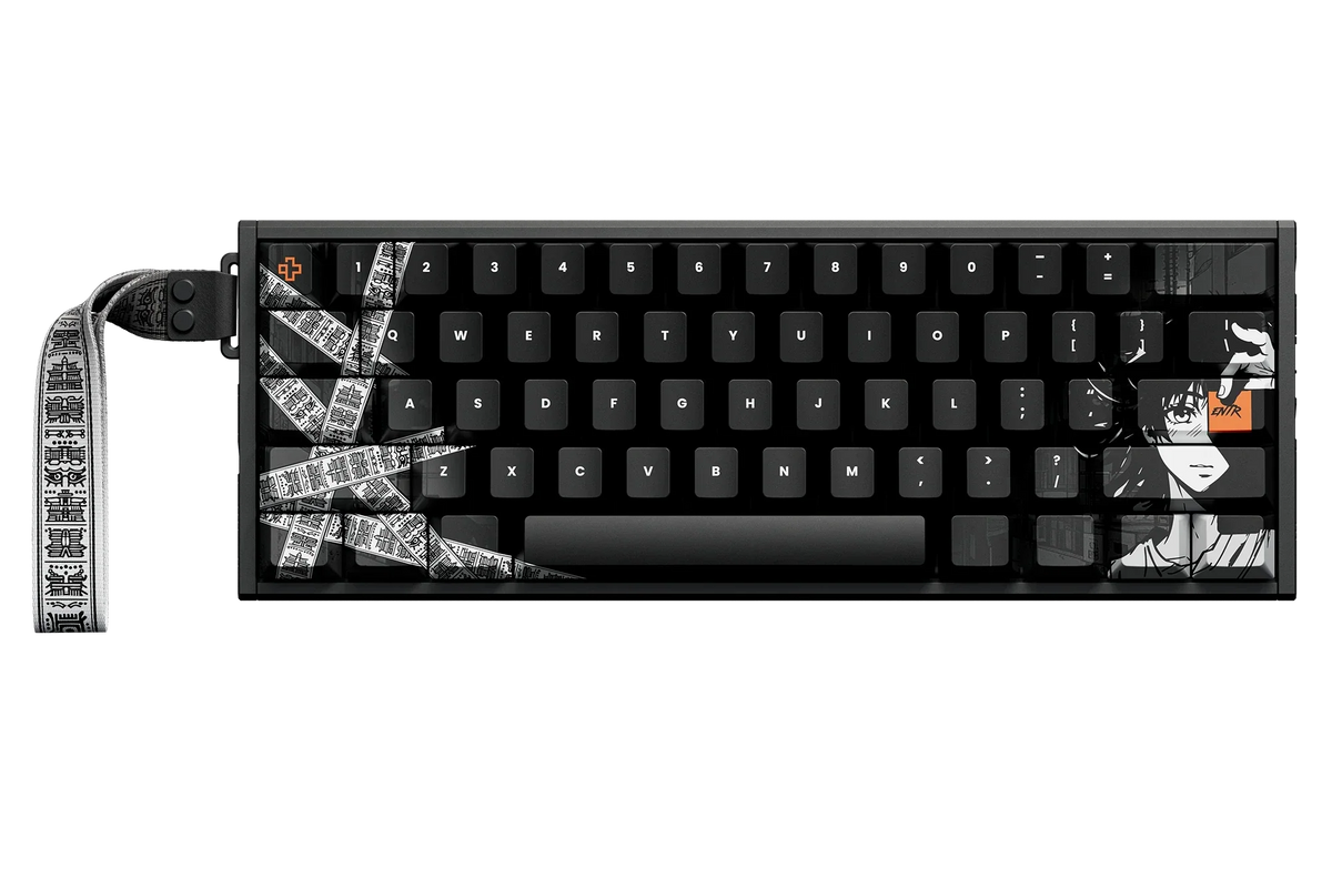 QwertyKey QK61 HE-AL Shadow – mágneses Hall Effect gamer billentyűzet, Rapid Trigger, Snap Tap, Full RGB